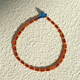 New Year Red Agate Beaded Bracelet - floysun