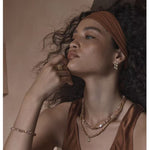 Niche Summer Beach Style Natural Sunstone Aventurine Beaded Necklace - floysun