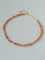 Niche Summer Beach Style Natural Sunstone Aventurine Beaded Necklace - floysun