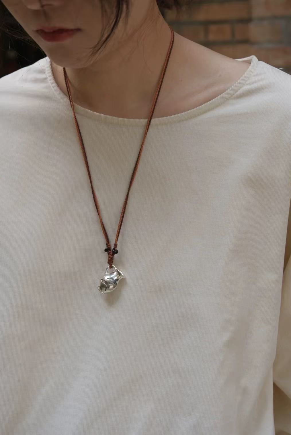 Nomadic Flask Pendant Necklace - floysun