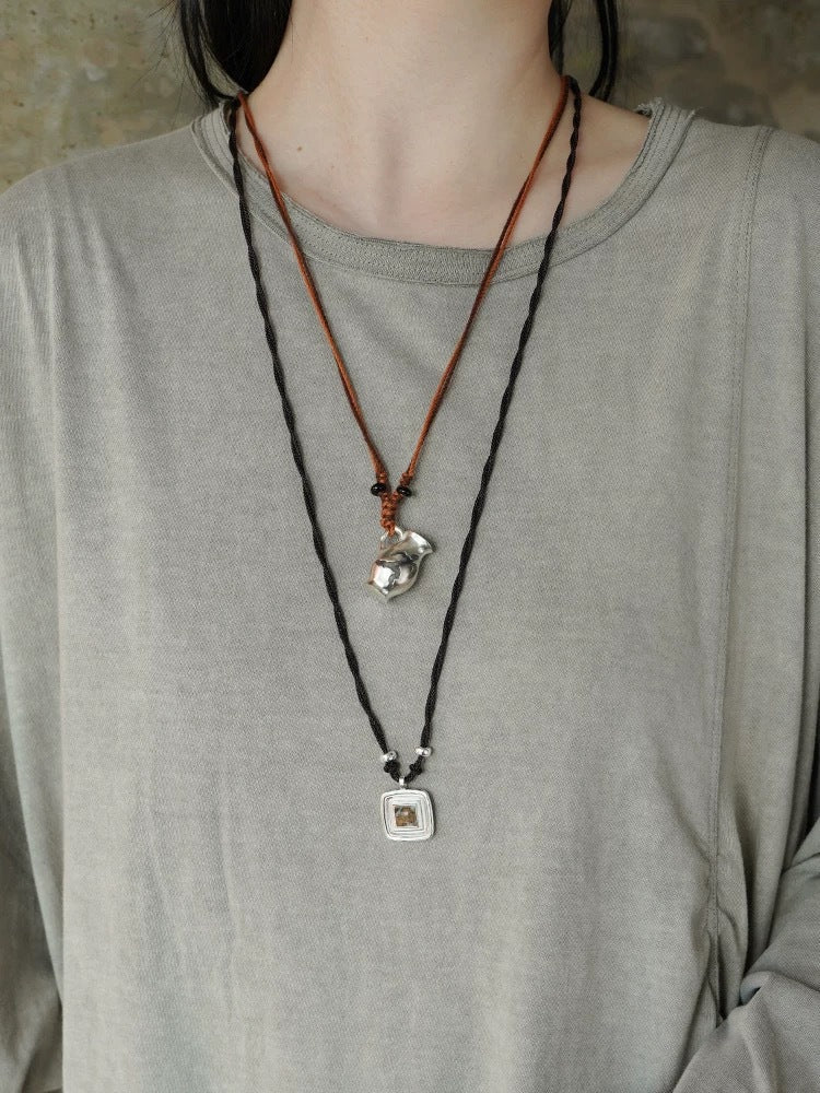 Nomadic Flask Pendant Necklace - floysun