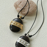 Nomadic Spirit Sandalwood Flask Necklace - floysun