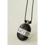 Nomadic Spirit Sandalwood Flask Necklace - floysun