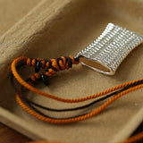 Nomadic Woven Basket & Flask Pendant Necklace - floysun