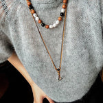 Nomadic Woven Basket & Flask Pendant Necklace - floysun