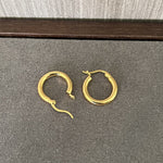 Nordic Minimalist 925 Sterling Silver Hoop Earrings - floysun