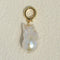 Ocean-Inspired Gemstone Shell Charm Pendant – Natural Stone & Pearl Personalized Jewelry Charm - floysun