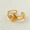Ocean Seashell Conch Starfish Open Adjustable Rings - floysun