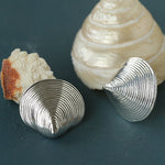 Ocean Style Shell & Paved Starfish Stud Earrings - floysun