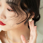 Oceanic Glow Mother of Pearl Earrings - floysun