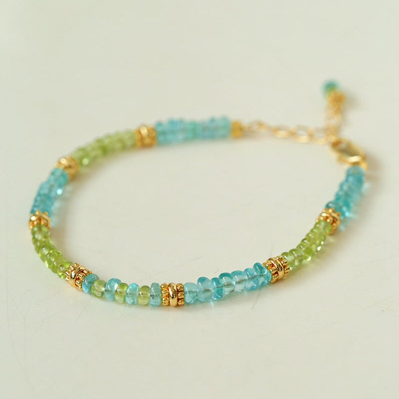 Olive Crystal Bracelet - floysun