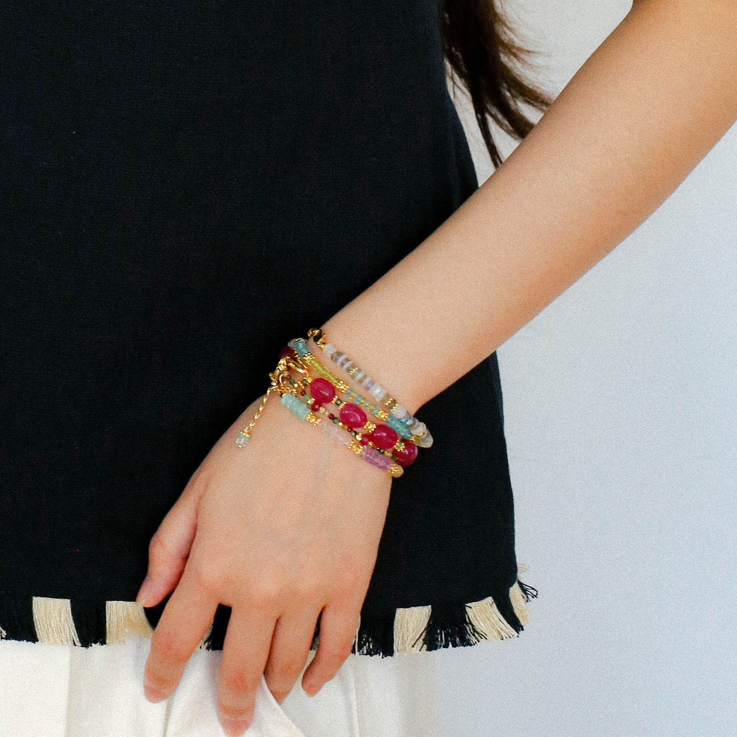 Olive Crystal Bracelet - floysun