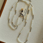 Opal & Gold Ore Beaded Necklace - floysun