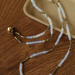 Opal & Gold Ore Beaded Necklace - floysun