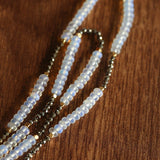 Opal & Gold Ore Beaded Necklace - floysun