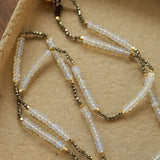 Opal & Gold Ore Beaded Necklace - floysun
