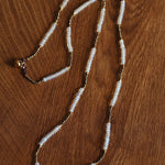 Opal & Gold Ore Beaded Necklace - floysun