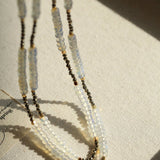 Opal & Gold Ore Beaded Necklace - floysun