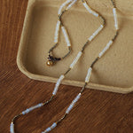 Opal & Gold Ore Beaded Necklace - floysun