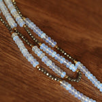 Opal & Gold Ore Beaded Necklace - floysun
