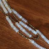 Opal & Gold Ore Beaded Necklace - floysun