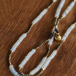 Opal & Gold Ore Beaded Necklace - floysun