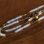 Opal & Gold Ore Beaded Necklace - floysun