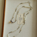 Opal & Gold Ore Beaded Necklace - floysun