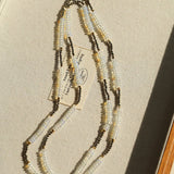 Opal & Gold Ore Beaded Necklace - floysun