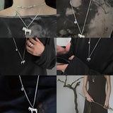 Opal Horse Cord Necklace - floysun