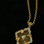 Opera Tulle Lace Clover Necklace - floysun