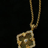 Opera Tulle Lace Clover Necklace - floysun
