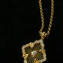 Opera Tulle Lace Clover Necklace - floysun