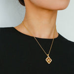 Opera Tulle Lace Clover Necklace - floysun
