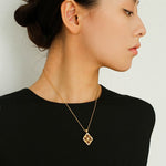 Opera Tulle Lace Clover Necklace - floysun