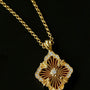 Opera Tulle Lace Clover Necklace – Inspired by Buccellati - floysun