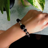 Oriental Blessing Ebony & Boxwood Gourd Beaded Bracelet - floysun