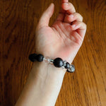 Oriental Blessing Ebony & Boxwood Gourd Beaded Bracelet - floysun