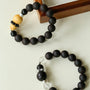 Oriental Blessing Ebony & Boxwood Gourd Beaded Bracelet - floysun