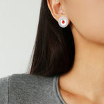 Oriental Sun Blossom Earrings - floysun