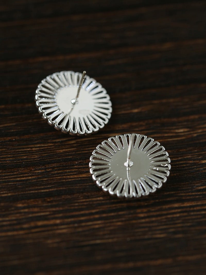 Oriental Sun Blossom Earrings - floysun