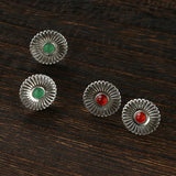 Oriental Sun Blossom Earrings - floysun