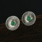 Oriental Sun Blossom Earrings - floysun