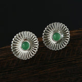 Oriental Sun Blossom Earrings - floysun