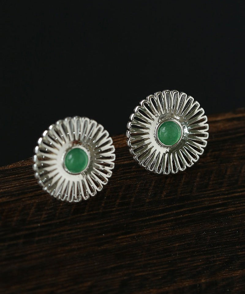 Oriental Sun Blossom Earrings - floysun