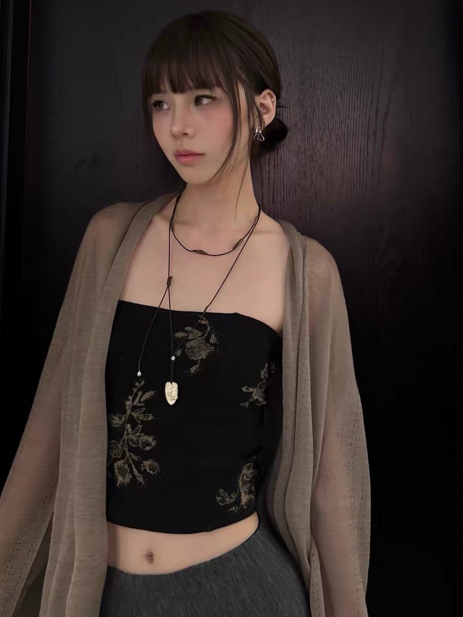 Original Design Embracing Heart Cord Necklace - floysun