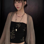 Original Design Embracing Heart Cord Necklace - floysun