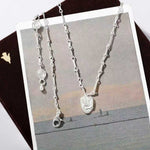 Original Design Embracing Heart Pendant Necklace - floysun