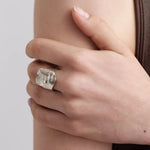 Original Design Embracing Heart Statement Ring - floysun