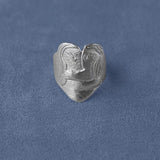 Original Design Embracing Heart Statement Ring - floysun